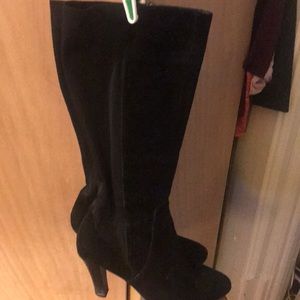 Lanebryant wide width wide calf suede boots